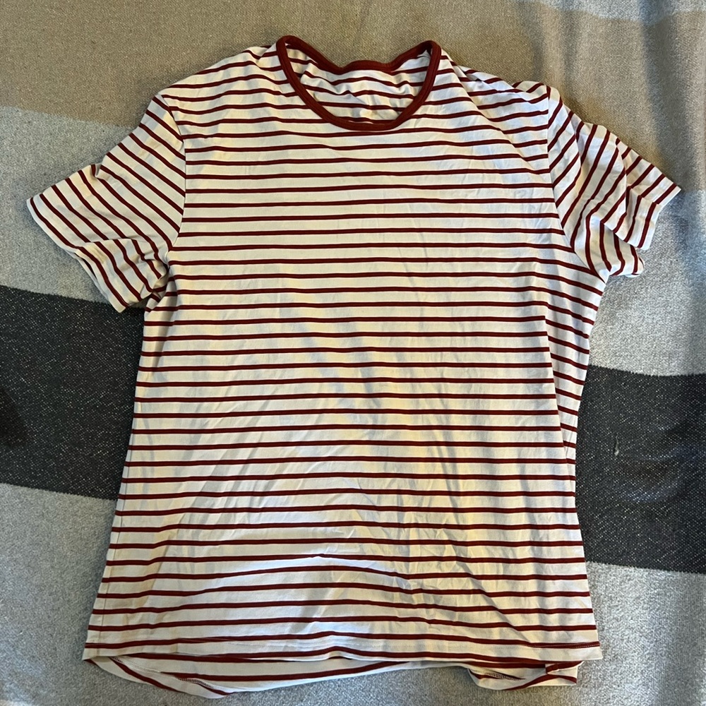 Excellent condition Lululemon stripped T-shirt